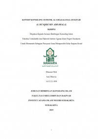 KONSEP KONSELING SUFISTIK IMAM AL-GHAZALI DALAM KITAB AL MUNQIZ MIN ADH-DHALAL