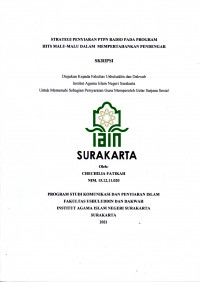 Strategi Penyiaran PTPN Radio Pada Program Hits Malu-Malu Dalam Mempertahankan Pendengar
