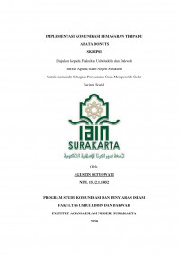 Implementasi komunikasi pemasaran terpadu abata donuts