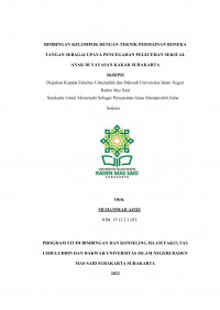 BIMBINGAN KELOMPOK DENGAN TEKNIK PERMAINAN BONEKA TANGAN SEBAGAI UPAYA PENCEGAHAN PELECEHAN ANAK DI YAYASAN KAKAK SURAKARTA