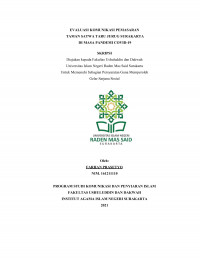 EVALUASI KOMUNIKASI PEMASARAN TAMAN SATWA TARU JURUG SURAKARTA DI MASA PANDEMI COVID-19