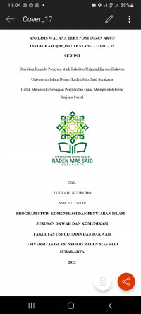 ANALISIS WACANA TEKS POSTINGAN AKUN INSTAGRAM @DR_LOIS7 TENTANG COVID-19