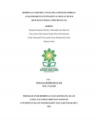 Bimbingan Individu untuk melatih kemandirian Anak Disabilitas Intelektual Ringan Di SLB ABCD Bakti Sosial Simo Boyolali