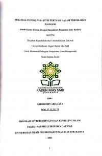 Strategi Coping Pada Istri Pertama dalam Pernikahan Poligami