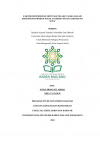 Faktor Determinan Motivasi Pelaku Usaha Dalam Sertifikasi Produk Halal di Objek Wisata Grojogan Sewu