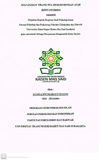 Self Esteem Orang Tua Muslim dengan Anak Down Sydrome