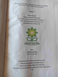 STRATEGI PEMASARAN HAJI KHUSUS DI ERA NEW NORMAL (STUDI PADA PT. HAJAR ASWAD MUBAROK SURAKARTA)