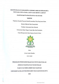 Resepsi Ikatan Mahasiswa Jabodetabek Di Surakarta Tentang Cinta Pada Lagu - Lagu Denny Caknan