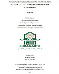 PENERAPAN INTEGRATED MARKETING COMMUNICATION DALAM MULTI LEVEL MARKETING (MLM) ORIFLAME DI YOYAKARTA