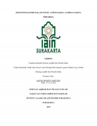 Eksistensialisme dalam Novel Atheis Karya Achdiat Karta Mihardja