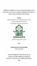Bimbingan Spiritual Melalui Metode Zikir untuk Pecandu NAPZA pada Santri di Pondok Pesantren Al-Islamy Kulon Progo Yogyakarta