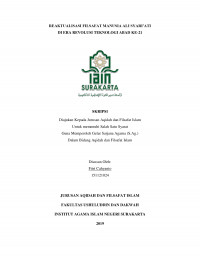 Reaktualisasi Filsafat Manusia Ali Syari'ati di Era Revolusi Teknologi Abad ke-21