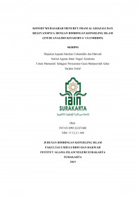 Konsep Muhasabah Menurut Imam Al Ghazali dan Relevansinya dengan Bimbingan Konseling Islam (Studi Analisis Kitab Ihya' Ulumuddin)