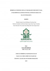 Bimbingan Individu dengan Teknik Reinforcement pada Anak Bermasalah Hukum di Balai Pemasyarakatan Klas II Surakarta