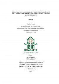 Bimbingan Mental terhadap Anak Bermasalah Hukum dalam Meminimalisir Delusi di Balai Pemasyarakatan Klas II Surakarta