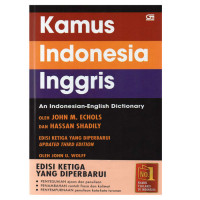 Kamus Indonesia - Inggris Edisi Ketiga yang Diperbarui (HC)