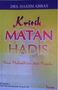 Kritik Matan Hadis; Versi Munaddisin dan Fuqaha