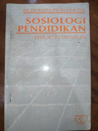 Beberapa Perspektif Sosiologi Pendidikan